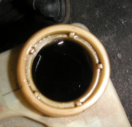 dirty brake fluid