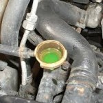 coolant leak in car